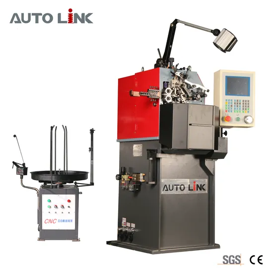 Auto Link SC-208 High-Quality 2-Axis 0.15-0.80mm Metal Wire Spring Making Machine