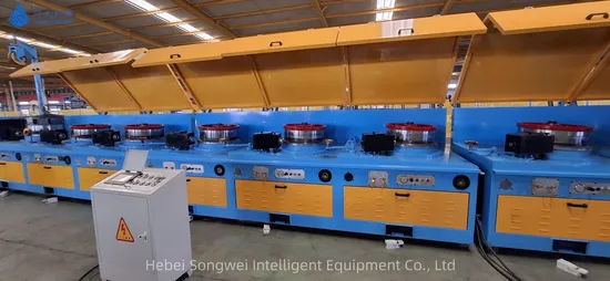 Full Automatic High Speed Carbon Steel Straight Line Wire Drawing Machine-Songwei Source Factory