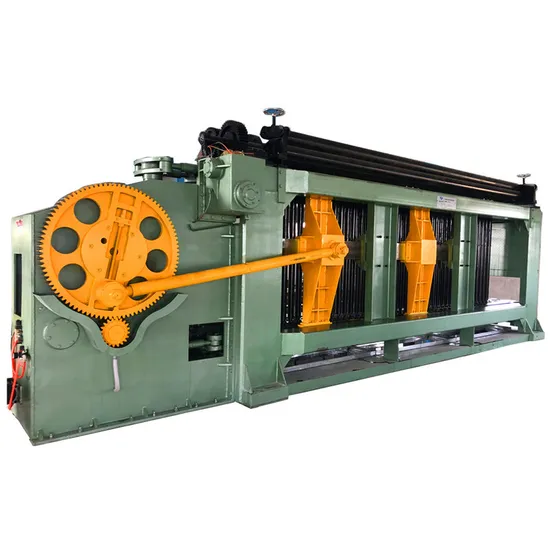 High Speed Double Block Heavy Duty Gabion Wire Mesh Making Machine