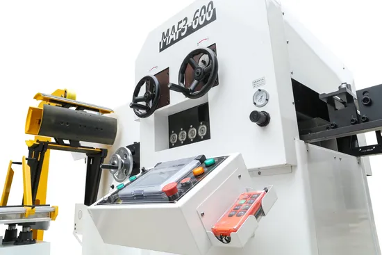 Manufacture Qinfeng 12 Months China Coil Feeding Straightening Machine Leveling Uncoiler Feeder
