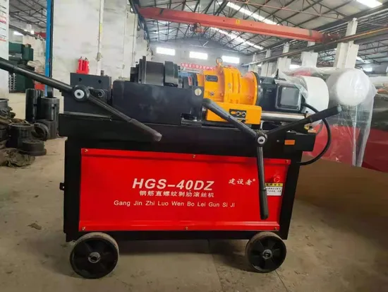 Rebar Threading Rod Roller 16-32mm Straight Parallel Bar Thread Rolling Machine