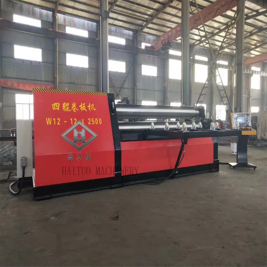 Metal Plate Rolling Machine W12nc 4 Rolls Forming Machine