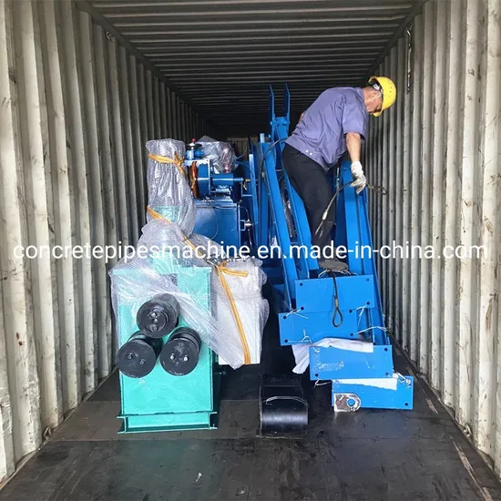 Precast Jccp Reinforced Concrete Pipe End Joint Bell Spigot Plate Rolling Machine