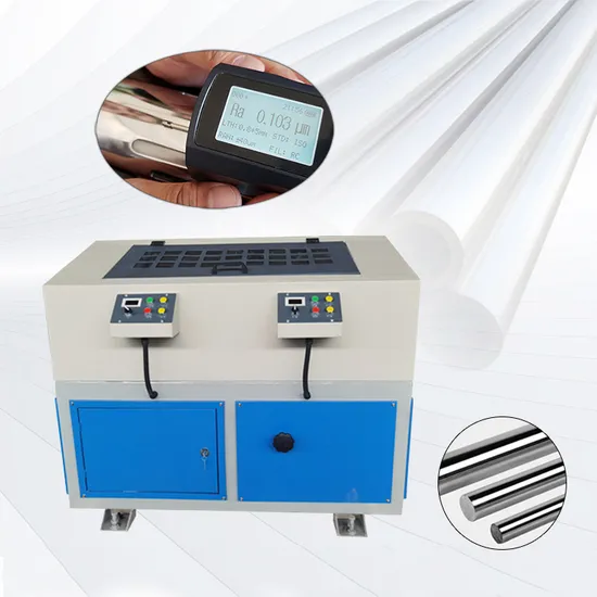 Xieli Machinery New Two Sets of Grinding Head Horizontal Stainless Steel Round Tube Rust Removal Polishing Machine.