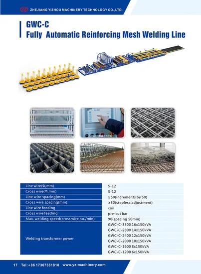 5-12mm Pre-Cast Floor Wire Welded Mesh Machinery