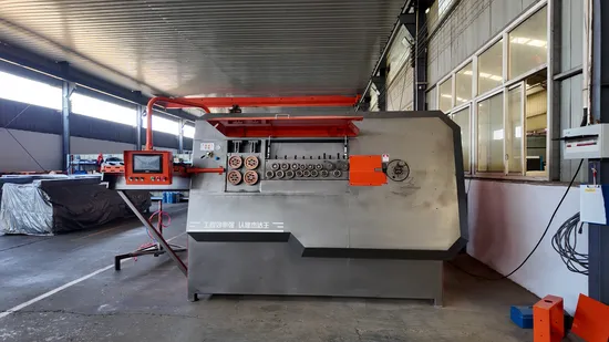 Versatile Steel Bar Bender with Efficient Hoop Cutting Machine