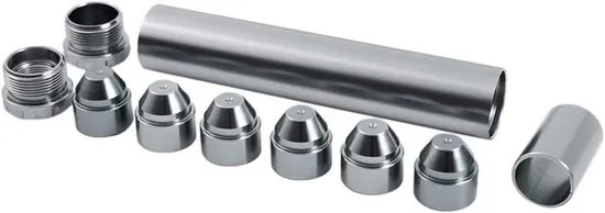 Custom Black CNC Machining Stainless Steel Aluminum Titanium Car Oil Fuel Filter Modular Screw Solvent Trap