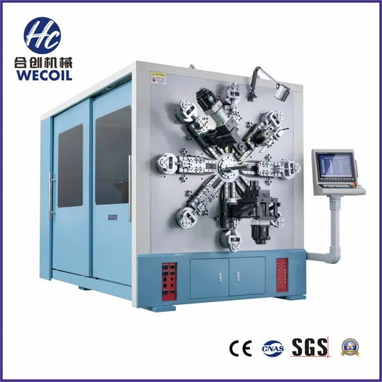 HCT-1260WZ CNC 12 Axis Camless Car Double Torsion Spring Making Machine