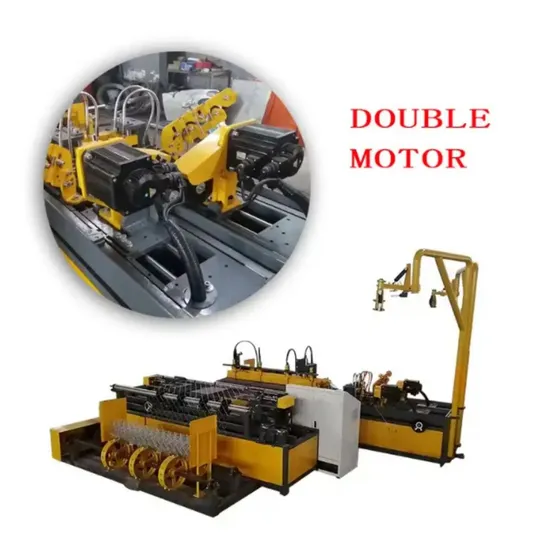 Super Quality Double Wire Net Making Machine Chain Link Fence Machine