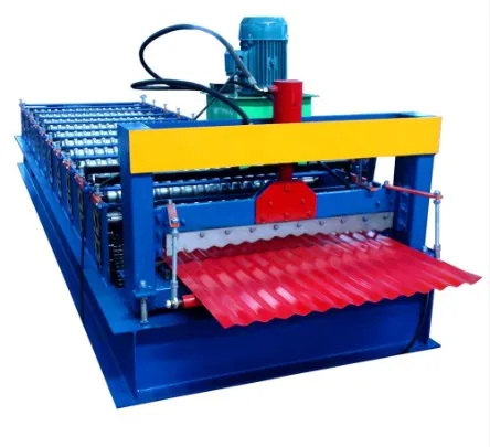 Galvanized Steel Roofing Sheet Making Roll Forming Machine Profiling Machine