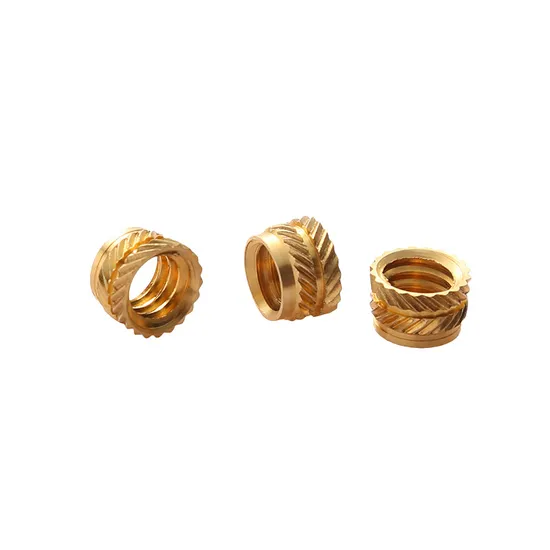 Custom Brass Turning-Milling CNC Machining Twill Knurled Nut Customization Supplier