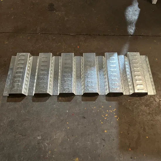 Thick Gi Zinc Floor Deck Embossing Panels Roll Forming Machine Steel Decking Sheet Making Machinery