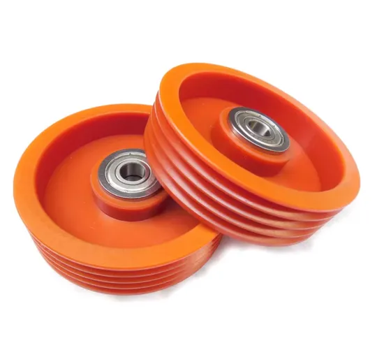 65*25 3 Groove Red Bakelite Wire Idler Pulley