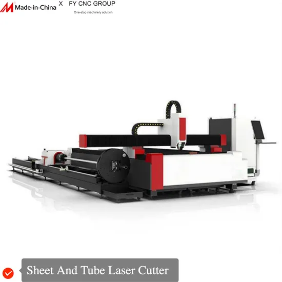 Cost Efficient Steel Plate and Tube Pipe CNC Fiber Laser Cutting Machine
