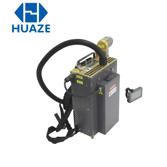 300W Backpack Type Fiber Pulse Portable Laser Cleaning Machine for Dust and Adhesion Removal on Stone Surfaces