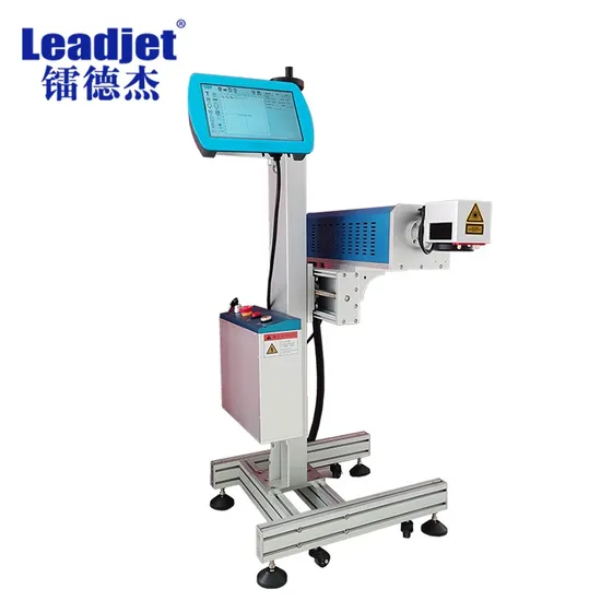 Leadjet 30W CO2 Laser Marking Printer for Pet Bottle Plastic Bag Expiration Date