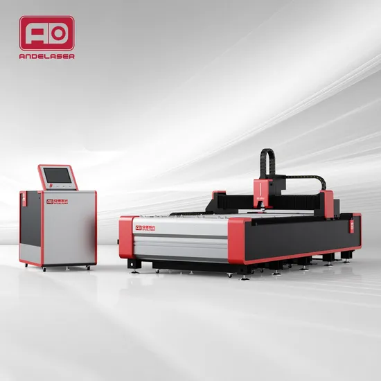 Metal Sheet CNC Fiber Laser Cutting Machine with Separate Electric Cabinet for Stainless Steel/Carbon Steel/Aluminum/Copper/Brass