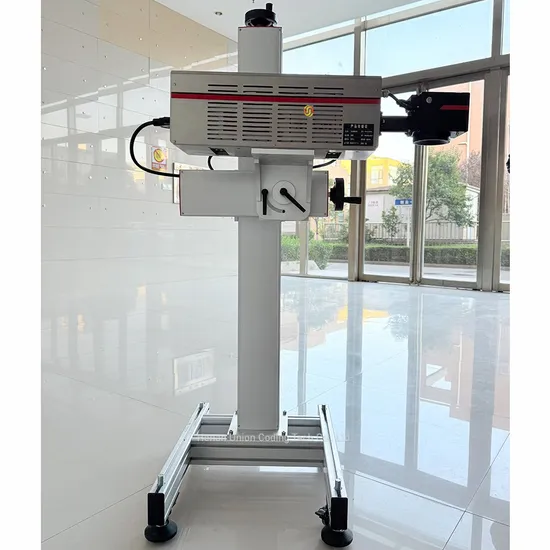 Automated Operation Flying CO2 Laser Marking Machine for Leather Wood or Plastic