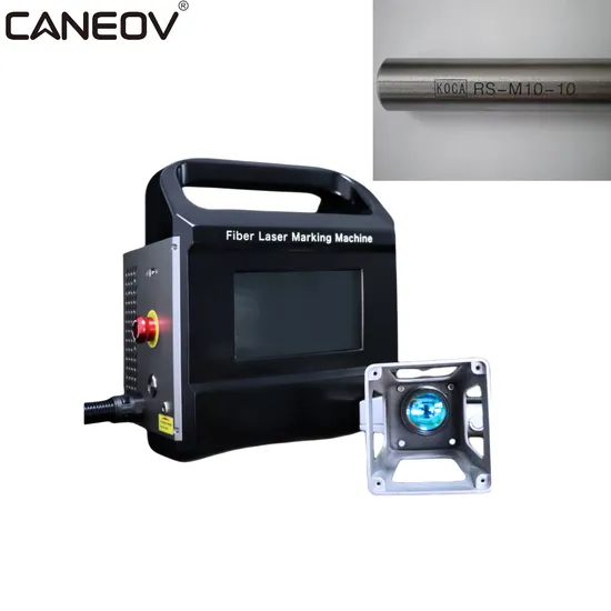 Handheld 20W Laser Automatic Inkjet Printer Wine Box Carton Production Date Coding Metal Lettering Intelligent Marking Machine