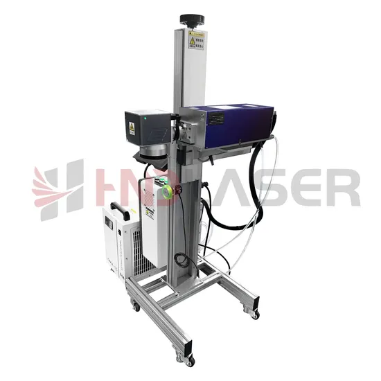 Industrial UV Laser Engraving Plastic/HDPE Date Coding Fly Laser Marking Machine