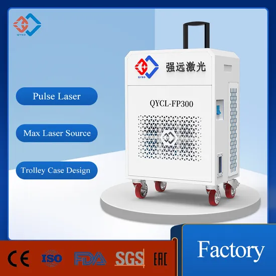 Laser 100W Cleaning Mobile Laser Cleaning System Industrial Laser Rust Remover Machine