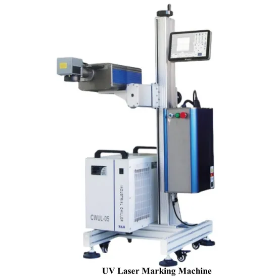 60W Air Cooling All-Aluminum Structure UV /Fiber/ CO2 Online Laser Marking Machine