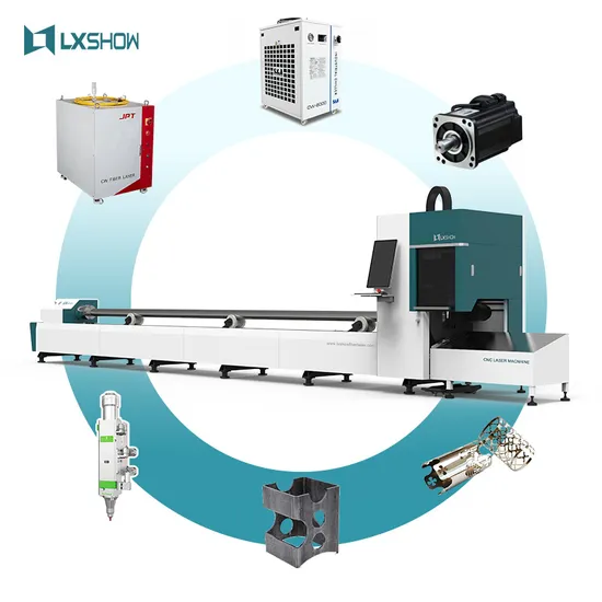 2024 Industrial Manufacturer Fiber Laser Cutting Machine for Aluminum Pipe for Sale