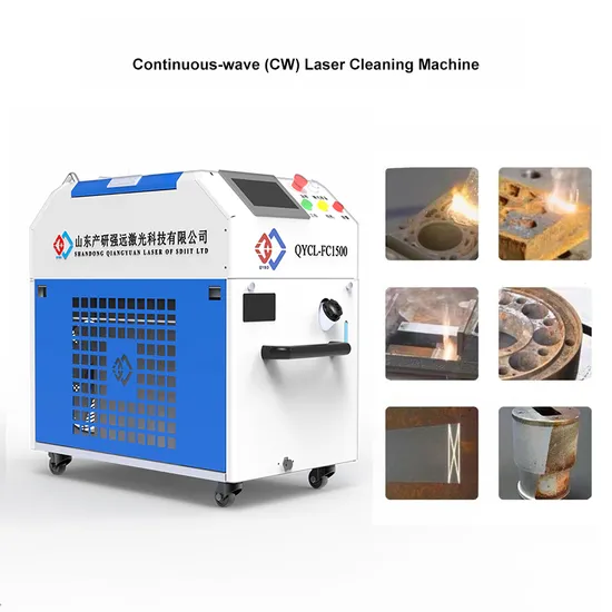 High Quality Cheap 1000W 1500W 2000W 3000W Laser Cleaning Machine Fiber Laser Rust Removal Machine for Cleaning Rusty Metal