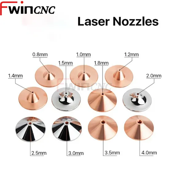 Fwincnc High Precision Laser Cutting Machine Nozzles for CNC Machines Stainless Steel