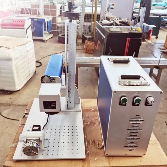 Split Type Laser Engraving Machine 20W 30W 50W Fiber Laser Marking Machine for Metal Barcode