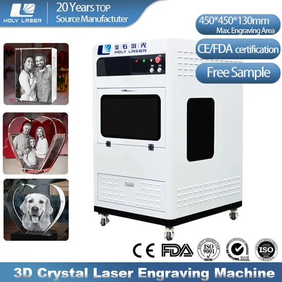 3D Inner Laser Marking Machine for Small Business Gift Shop