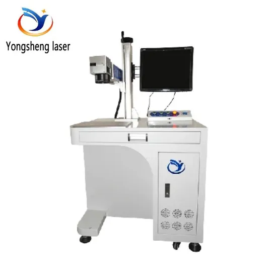 Optical Fiber Laser Marking Machine Table Metal Aluminum Qr Code UV Laser Equipment