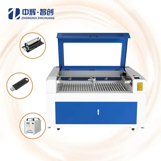 100W Plywood MDF Leather Acrylic 1390 CO2 Laser Engraving and Cutting Machine