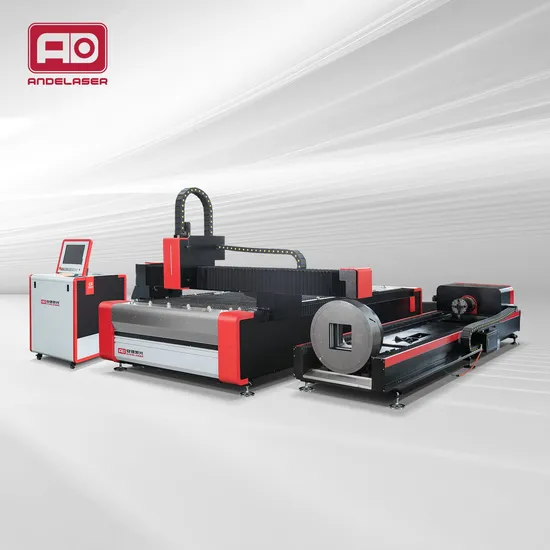 CNC Fiber Laser Cutting Machine and Rotary for Stainless Steel/Carbon Steel/Aluminium/Copper Sheets and Tubes