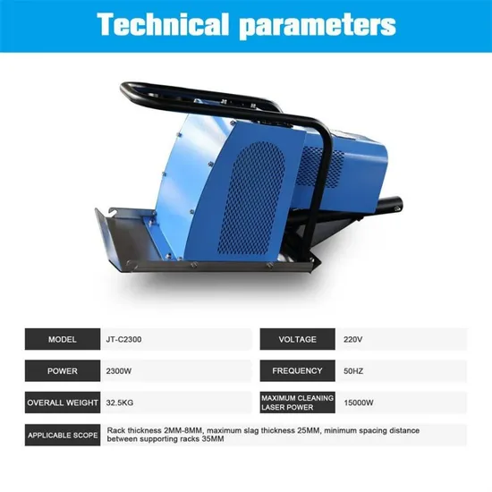 Factory Price 2300W Slag Removal Machine Laser Cutter Table Slat Slag Cleaner Removal Tool