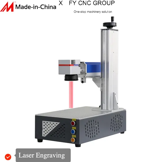 2025 Fiber UV CO2 Mopa Laser Marker 20W 30W to 100W with Rotating Shaft for Carving Metal Necklaces and Rings