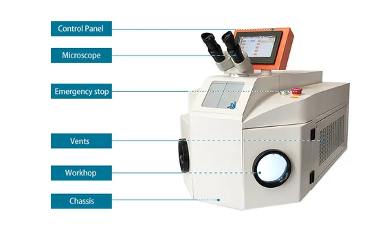 200w 300w Electronic Components Holes Repairing Gold Silver Jewellery Inlays Dentures Welding Jewelry Laser Spot Welding Machine