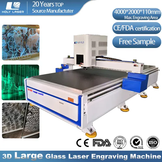Large Size Glass Laser Engraving Machine Hgsp-2513 for Glass Door