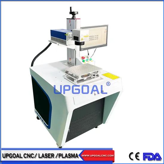 5W UV Laser Marking Machine for Ipu Animal Egr Tag/ Leather/Silicone Bracelets