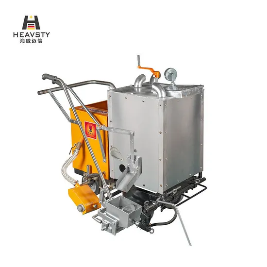 Fast Work of Intersections, Pedestrian Crossings, Road Lines and Reflective Road Markings Thermoplastic Line Marking Equipment Machine