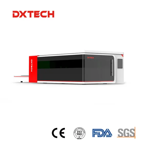 CNC Laser Cutting 3000X1500 mm Fiber Laser Metal Sheet Cutting Machine Cover with Exchange Table