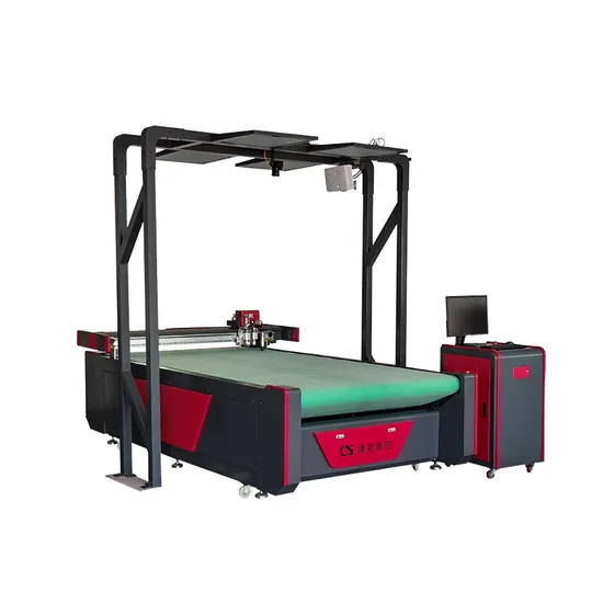 Top Quality Automatic Feeding Belt Foam Rubber Fabric Leather Cutting Machine High Speed Version