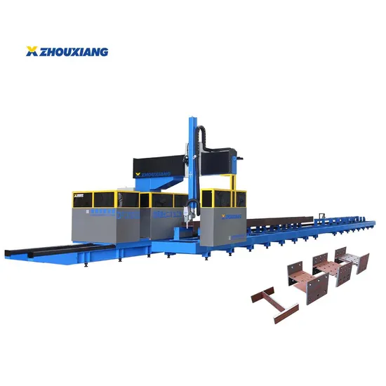 Automatic CNC Gantry Moveable 3D Profile Steel Beam Cutting and Drilling Machine