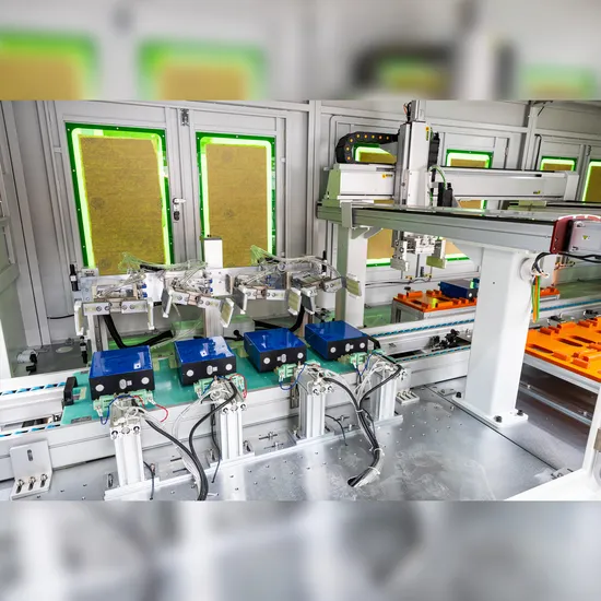Wood Container Automatic Laser Welding Machine Pack Plant Solar Storage Battery Line