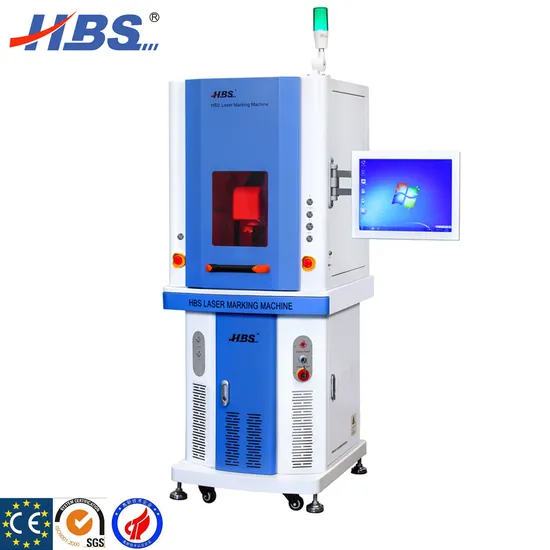 Germany CE Standard Fiber Laser Marking Machine with Focus Finder & Motorized Z-Axis
