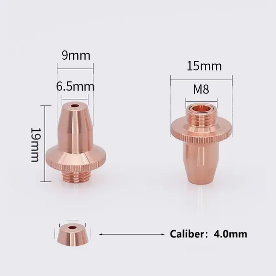 3D M8 Laser Cutting Nozzle for Ospri Laser Cutting Head