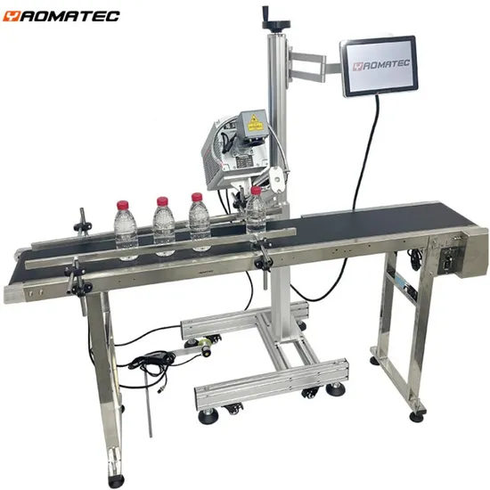 Yaomatec Factory Manufacturer Supply Flying CO2 Laser Marking Machine Date Number Code Printer for Plastic Drinking Bottle