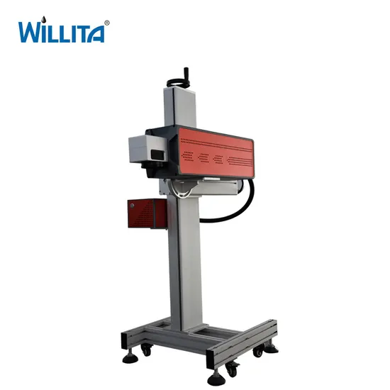 Auto Focus Flying CO2 Laser Marking Machine 20W 30W 60W 100mmx100mm for Plastic Wood