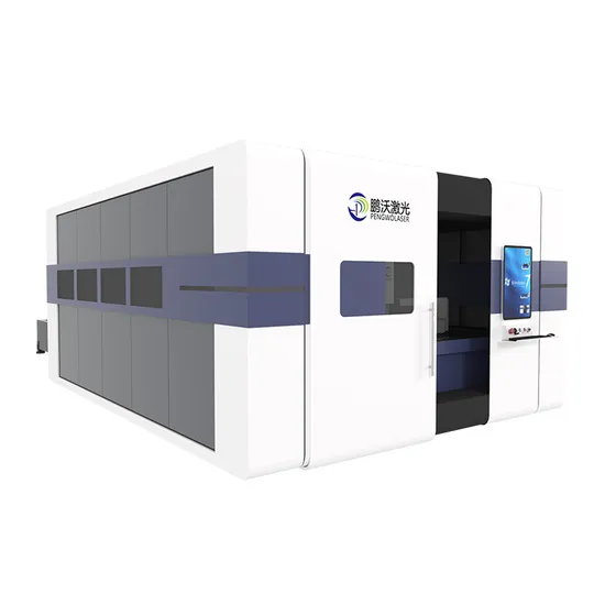 Full Cover Enclosed 6020 2000wfiber Laser Cutting Machine with Exchange Table for Metal Steel