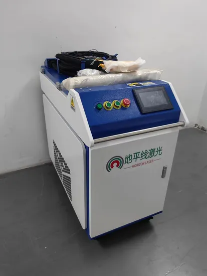 Handheld Fiber Horizon Wooden Case Equipment Mini Laser Welding Machine